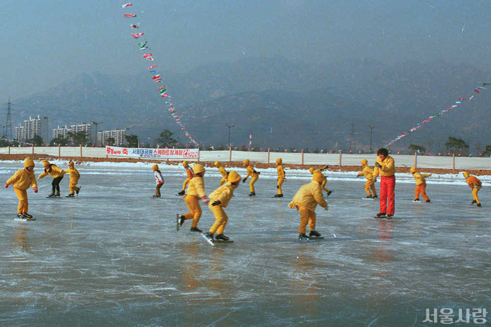  1984년 겨울, 서울대공원 스케이트장