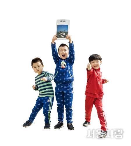 김동현(10세), 전수현(9세), 김동훈(7세)