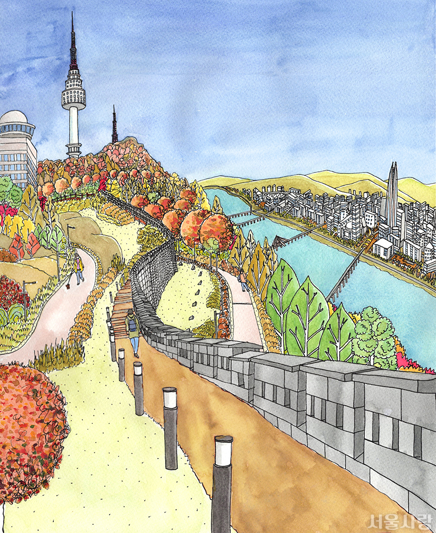 서울을 색칠하자 전체채색본