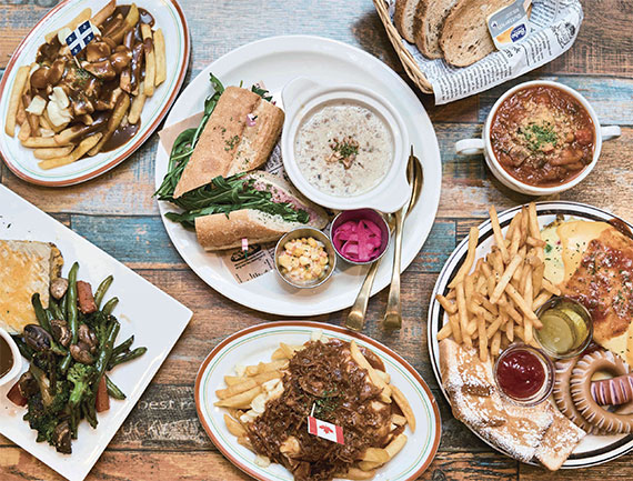 북미와 프랑스 사이, 캐나다의 맛