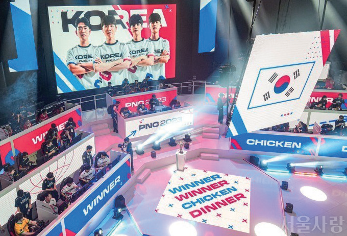 작년에 열린 글로벌 e스포츠 대회 ‘PNC 2023’