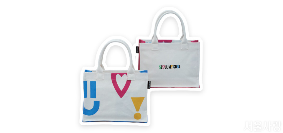 픽토그램 에코백