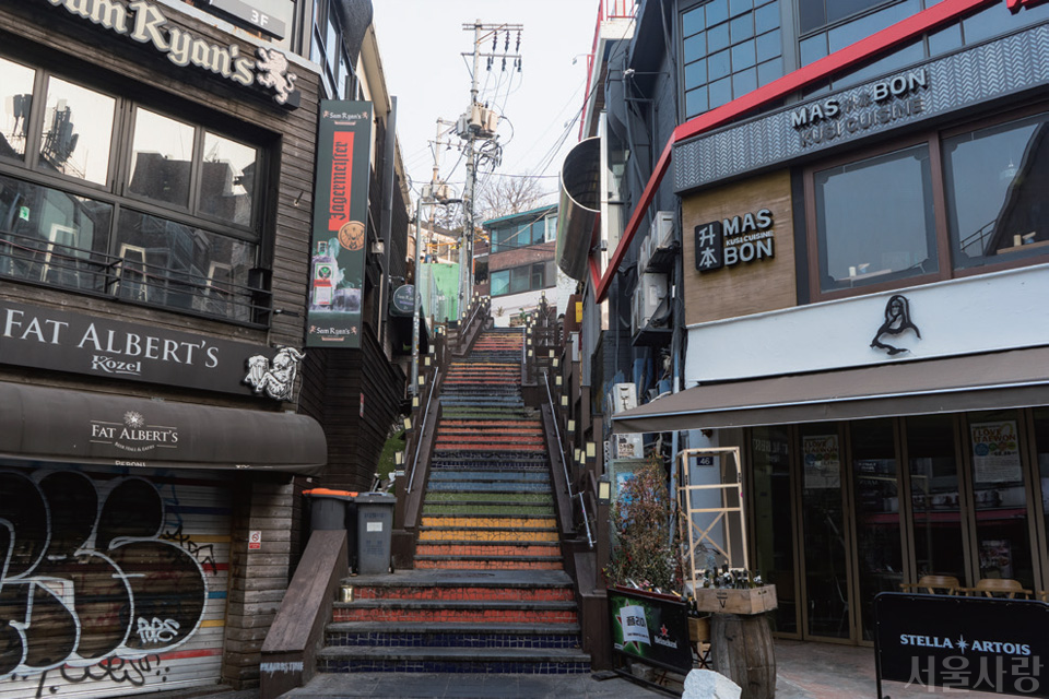 이태원 세계음식거리 인근 골목