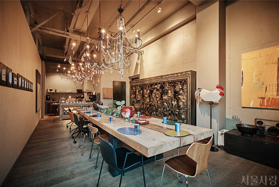 철든부엌 찻집 내부