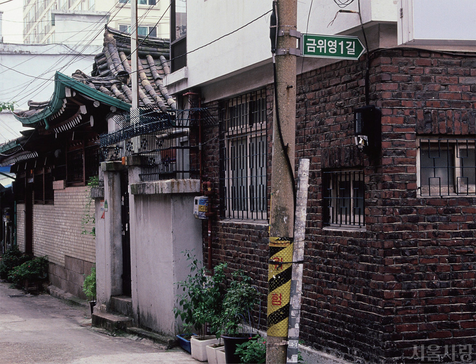 2005년 익선동 골목