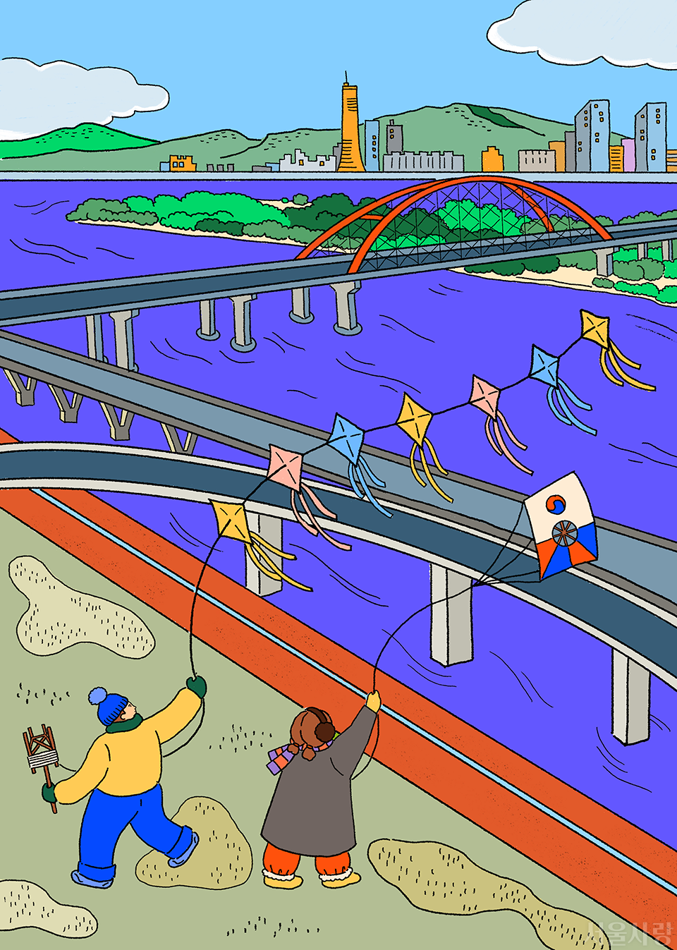 서울을 색칠하자 전체채색본